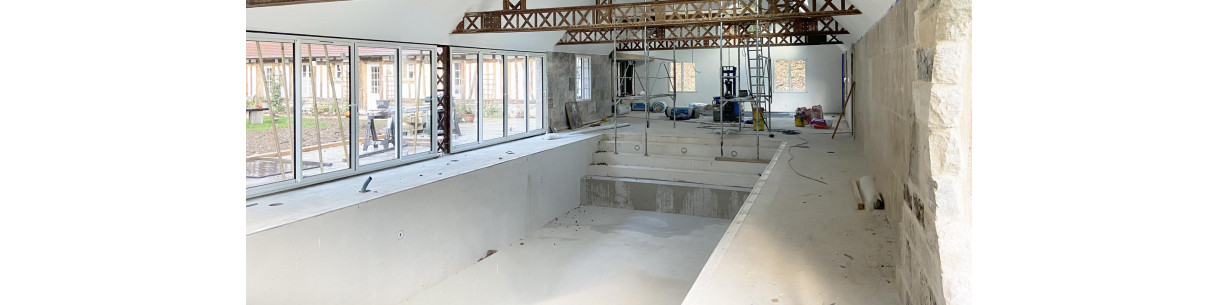 Construction de piscine à Tours | Piscine béton sur mesure